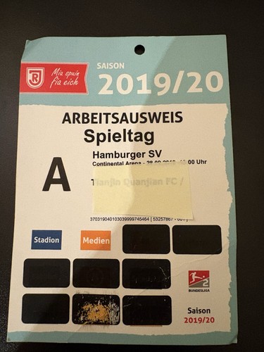 Used ticket press - ticket, pass