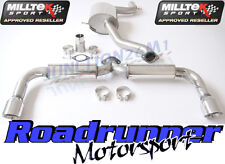 Milltek Golf GTI MK6 Auspuff ab Kat 3" Race System Res Endschalldämpfer SSXVW145