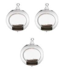 Teelichtkugel Glas für Weihnachtsbaum  7cm/8cm /10cm Durch. mundgeblasen Lauscha