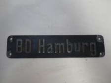 Alu Schild Eisenbahn original