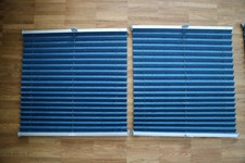 MHZ Plissee 2 mal 52cm Breite, Länge 57cm, petrol