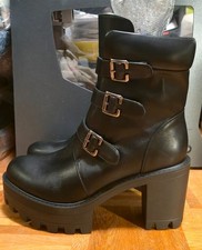 OnlyMaker EU45 EU46 Plateau Stiefel 4cm Plateau 10.5cm High Heel 28cm Höhe