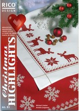 5 Rico Stickhefte für Advent und Weihnachten Nr. 81, 88, 89, 100 und 101