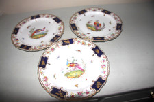 Antikes Set Copeland Porzellan Teller