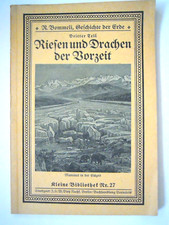 Riesen und Drachen . Bommeli Geschichte der Erde dritter Teil 1921 Stuttgart