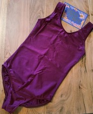 Danceries Balletttrikot, Mädchen,  Größe 34, 13 Jahre, Rubinrot, Elastan