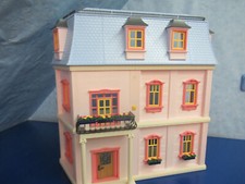 5303  rosa Puppenhaus viele Zimmer viele Etagen Balkon Glocke Playmobil 5563