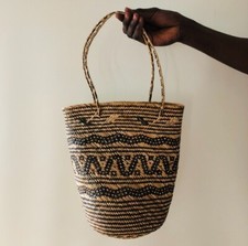 Handarbeit aus Borneo Basttasche Tasche Beutel - unbenutzt