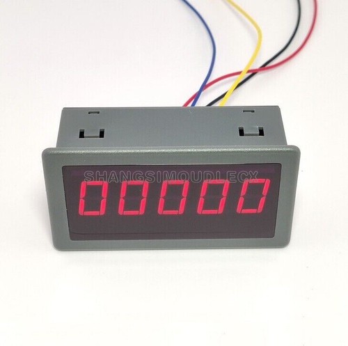 Red led digital counter - led,