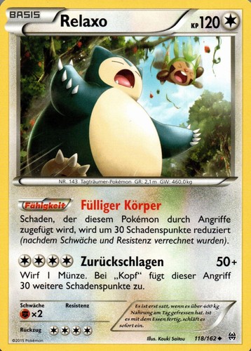 Pokémon relaxo turbostart - pokémon,