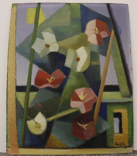 Gemälde alwin stützer blumen - gemälde,