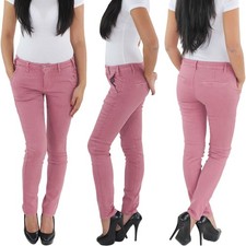 Damen Chino Röhrenjeans