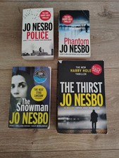 Jo Nesbo (Nesbø): 4 Bücher: Police, Snowman, The Thirst, Phantom, in Englisch 