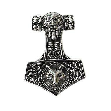 Wolf thors hammer - wolf,