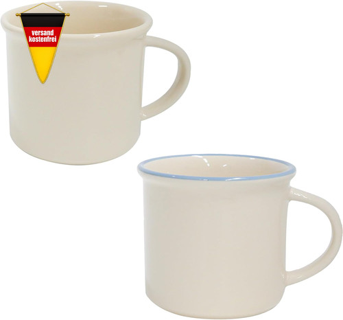 Keramik kaffeetassen set 2er - keramik,
