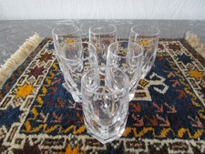 Nachtmann Bleikristall  6  Schnapsgläser  - Schnapsstamper -   Serie Sonja
