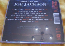 CD Joe Jackson - Body and Soul