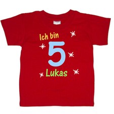 Geburtstag T Shirt  Ich bin 5