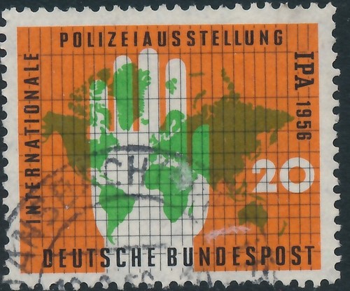 Bund brd 1956 gestempelt - brd,