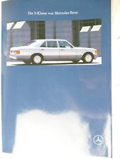 Mercedes Benz Katalog Händlerstempel S Klasse von Mercedes Benz 32 S FT-513