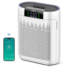 Luftreiniger Allergiker, Air Purifier mit hocheffizientem Filter, Zeitschaltuhr