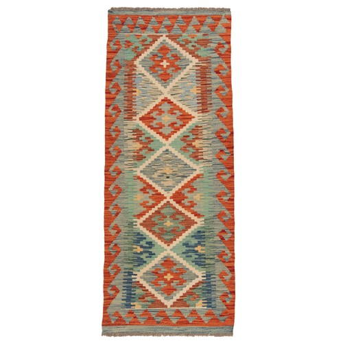 Kelim afghan 141x57 - 141x57, cm