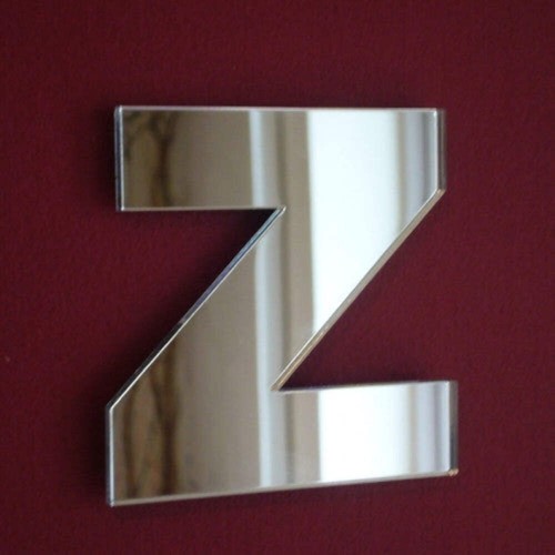 Moderner buchstabe - moderner, z