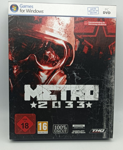 Metro 2033 spiel bigbox - metro, pc