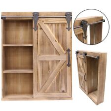 Wandschrank Scheunentür Wandregal Schiebetür Hängeschrank Wandboard Schrank 