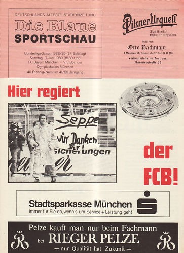 Bayern münchen - 88/89,