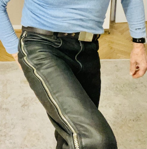 Fette herren lederjeans - fette, /
