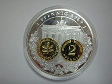 Bullionmedaille 2 pfennig - -,