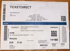 1 Stück- 01099 Konzertkarte