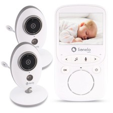 Lionelo Babyline 5.1 Video-Babyphone mit zwei Kameras weiß - Wie Neu