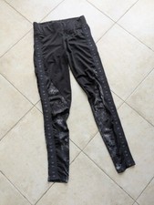 Ergee Ergeenomixx Leggings Sport Fitness Workout schwarz-grau Gr. XS