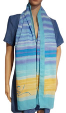 Halstuch Hellblau L 168 x B 59