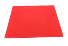 Luftfilter Einsatz Matte 330 x 280 x 10mm Rot zum Ausschneiden für Moped Mokick