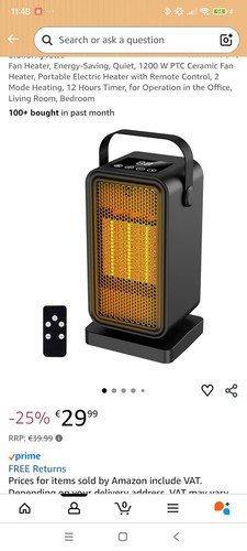 Fan heater energy saving - fan, energy-saving
