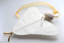 Segel-Engel aus gebrauchtem Segeltuch m. Aufhänger ca. 12cm hoch und 11 cm breit