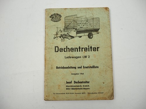 Dechentreiter ladewagen lw2 - dechentreiter,
