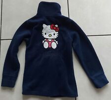 Dunkelblaue Fleeceweste ca. Gr. 116 Hello Kitty 