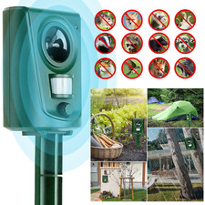 1-2 STK Ultraschall Tiervertreiber Katzenschreck Hundeabwehr Garten Katzenabwehr