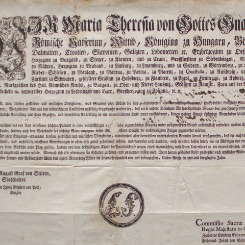 Erlass maria theresia - erlass,
