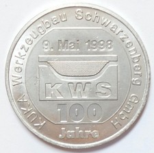 Sachsen, SCHWARZENBERG 1998, 100 Jahre KUKA / ESEM, Zinn, 35 mm