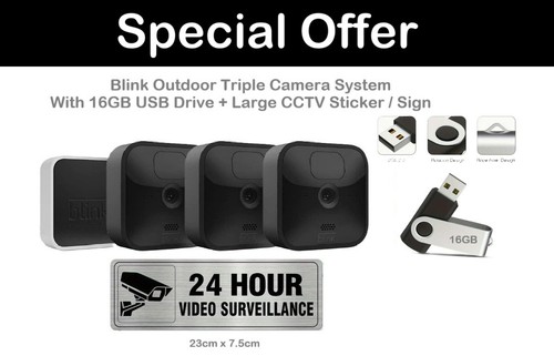 Blink outdoor triple kamera - outdoor,