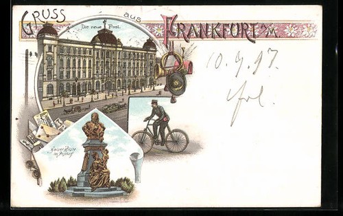 Lithographie frankfurt neue - frankfurt,,