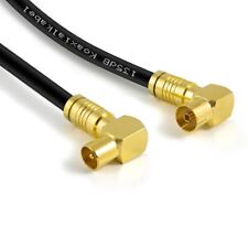 TV Antennenkabel gewinkelt 90° Koaxialkabel 4K UHD Koax Winkel Stecker Buchse HD