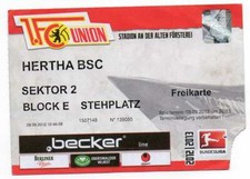 Ticket 2. BL Union Berlin - Hertha BSC Berlin 2012/13