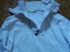 Medico Ski Shirt Skirolli Kinder Gr. 128 Weiß  1/2 Zip Midlayer