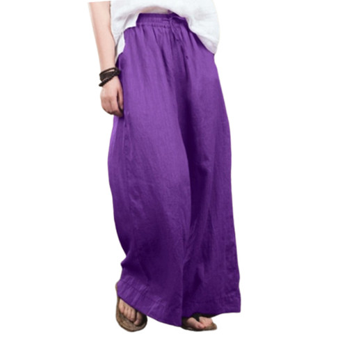 Damen palazzo hose weites bein - hose,